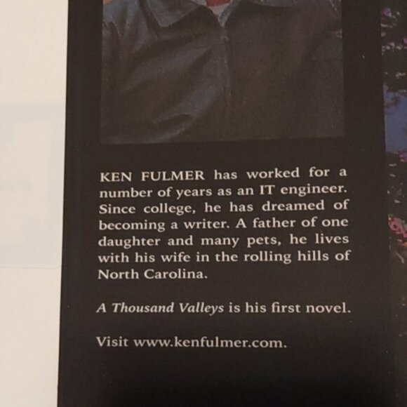 A Thousand Valleys by Ken Fulmer adult hardcover novel book 2021 - Picture 6 of 7